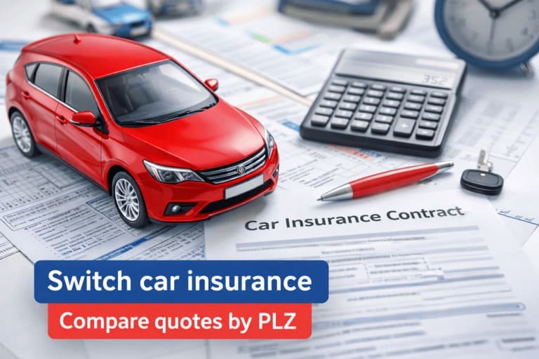 Switch car insurance and compare quotes by PLZ